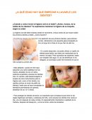 ¿A QUÉ EDAD HAY QUE EMPEZAR A LAVARLE LOS DIENTES?.