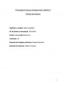 Psicología Evolutiva Adolescencia Cátedra II