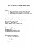 Informe Carbonato de cobre.