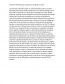 Inversión millonaria para la producción de gases en el país