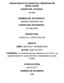 Ejemplificación del matrimonio convencional en Sentido y Sensibilidad.