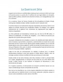 La Guerra en Siria.