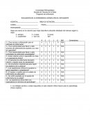 EVALUACIÓN DE LA EXPERIENCIA CLIÍNICA POR EL ESTUDIANTE