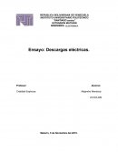Para hablar sobre la forma correcta de protegernos a nosotros mismo es necesario explicar que es una descarga eléctrica.
