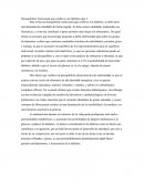 Desequilibrio Nutricional que conlleva a la Diabetes tipo 2.