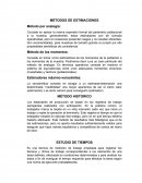 Consiste en aplicar la misma expresión formal del parámetro poblacional a la muestra, generalmente, estos estimadores son de cómoda operatividad, pero en ocasiones presentan rasgos y no resultan eficientes. Son recomendables, para muestras de tamaño g