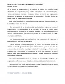PROYECTO TERMINAL. ANÁLISIS DEL DIRECCIONAMIENTO ESTRATÉGICO. Página 14