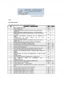 Ejemplo de cotización de un proyecto.