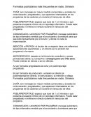 Formatos publicitarios radio.