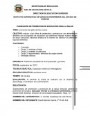 Promoción del plato del bien comer.