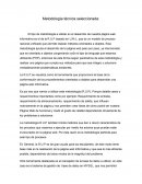 Metodología técnica seleccionada