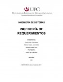 INGENIERÍA DE SISTEMAS INGENIERÍA DE REQUERIMIENTOS
