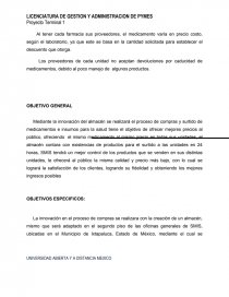 PROYECTO TERMINAL. ANÁLISIS DEL DIRECCIONAMIENTO ESTRATÉGICO. Página 15