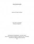 TIPOS DE INVESTIGACIÓN. ejemplos