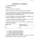 PSICOPEDAGOGÍA Y LA INTEGRACIÓN