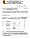 EXPOSICIÓN DE MOTIVO:TENGO EL HONOR DE DIRIGIRME A USTED, EN LA OPORTUNIDAD DE SOLICITAR A TRAVÉS DEL RESPECTIVO ÓRGANO REGULAR, ME SEA TRAMITADA LA BAJA DELA INSTITUCIÓN POR PROPIA SOLICITUD ANTE LA SUPERIORIDAD RESPECTIVA..