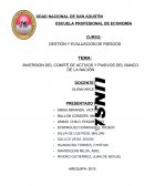 Gestion de activos y pasivos.