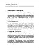 Tema: Fundamentos de la Administración.
