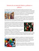 Síntesis de un material elástico