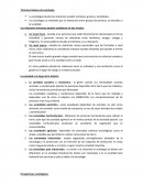 Términos básicos de sociología.