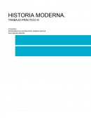 HISTORIA DE LA MODERNIDAD. TRABAJO PRÁCTICO III.