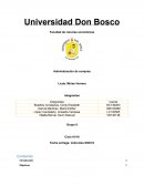 Facultad de ciencias económicas .Administración de compras