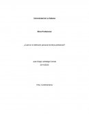 Cuál es mi definición personal de ética profesional?