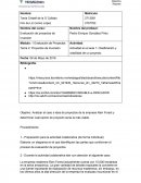 Clasificación y viabilidad de un proyecto