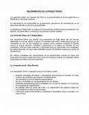 MEJORAMIENTO DE LA PRODUCTIVIDAD.