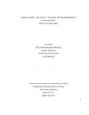 Simulaciones, métodos y técnicas de programación y proveedores