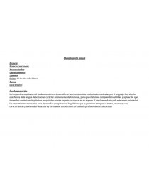Planificación anual.. Página 1
