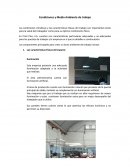 Condiciones y Medio Ambiente de trabajo.