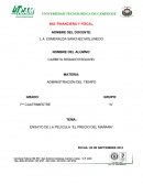 ENSAYO DE LA PELÍCULA “EL PRECIO DEL MAÑANA”