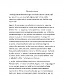 Fabrica de deseos, ensayo propio.