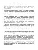 DESARROLLO HUMANO – APLICACIÓN