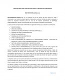 CASO PRÁCTICO PARA EJCECUTAR UNA TECNICA Y PROCESO DE INTERVENCION