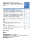 Cuestionario de Burnout (basado en Maslach & Jackson, 1981).