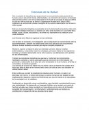 Ciencias de la Salud.