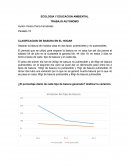 Clasificacion de basura en el hogar