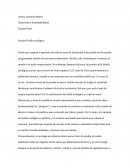 Desarrollo y Sustentabilidad - Ensayo Huella ecológica
