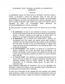 Humanidades, Ciencia, Tecnología: una reflexión con el pretexto de la globalización.