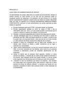 CASO PARA UN ADMINISTRADOR DE VENTAS