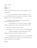 Sustentación del Recurso de Apelación, en contra de la Resolución