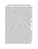 Resumen del Libro Don Quijote de la Mancha