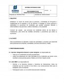 Establecer un marco de acción para el personal y contratistas de Proyectos o Instalaciones de la empresa