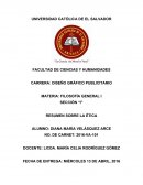 RESUMEN SOBRE LA ÉTICA.