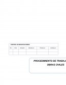 PROCEDIMIENTO DE VACIADO DE CONCRETO