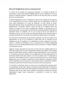 Beyond Budgesting versus Presupuestos