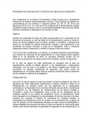 PROGRAMA DE PREVENCION Y ATENCION DE RIESGOS DE SINIESTRO.