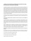 Cuáles son los elementos que diferencian la promoción de ventas de la promoción como parte del marketing